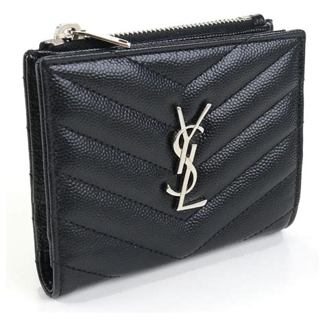 vintage ysl wallet|ysl wallet used.